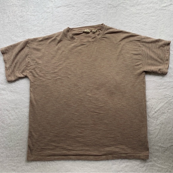 C&C California Tops - C & C California Striped Oversized Tee | Small